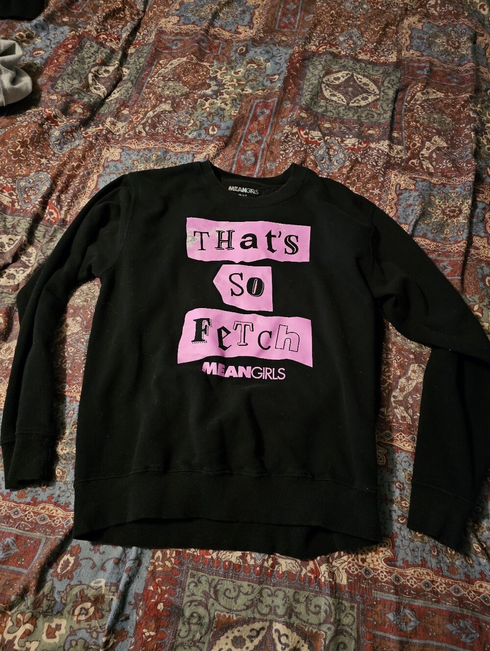 Mean Girls "That's So Fetch" Black Sweatshirt